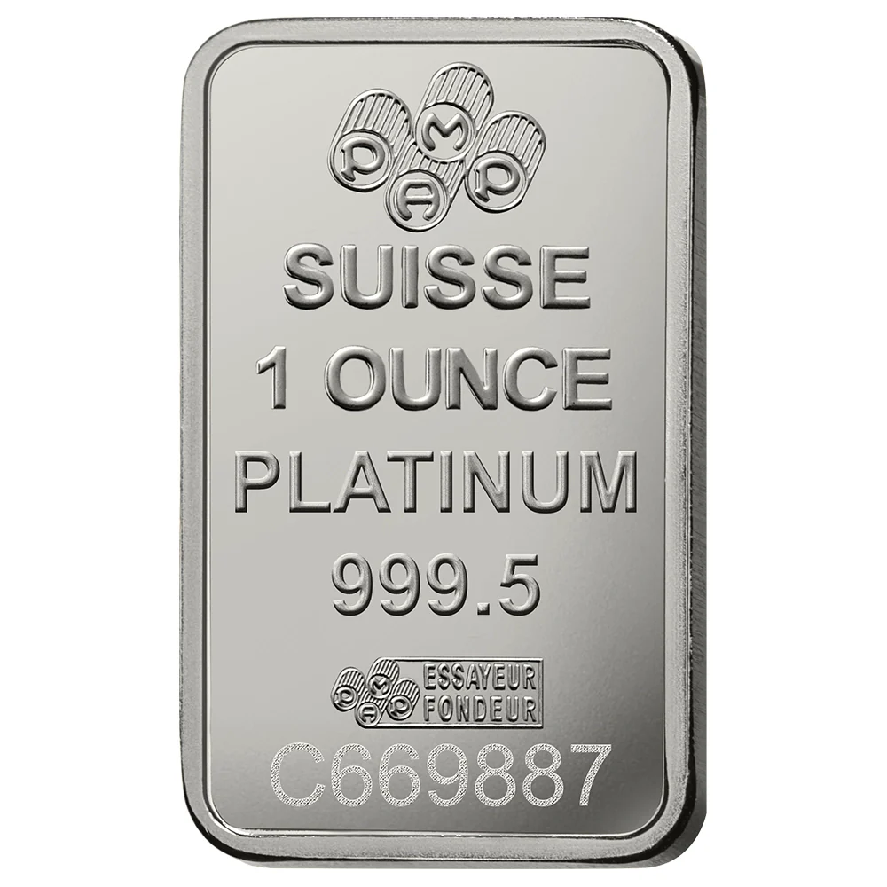 PAMP Lady Fortuna 1 oz Platinum Bar (In Assay) - Image 4