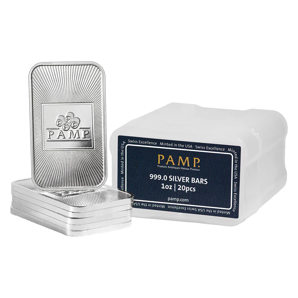 PAMP 1 oz Silver Bar (Made In The USA) - Image 3