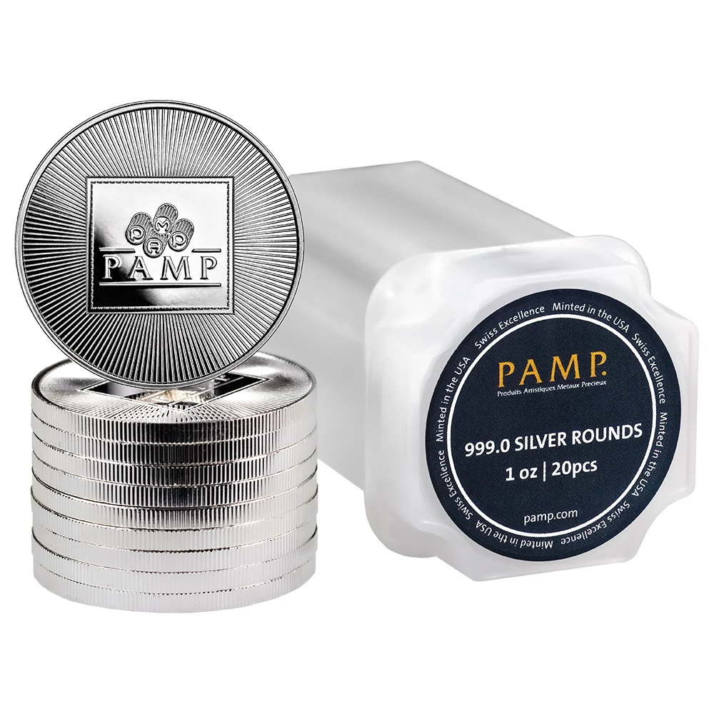 PAMP 1 oz Silver Round (Made In The USA) - Image 3