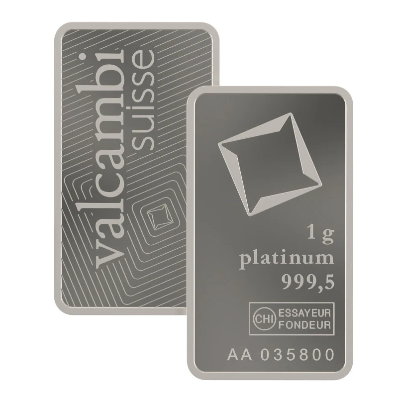 Valcambi Suisse 1 gram Platinum Bar (In Assay) - Image 3