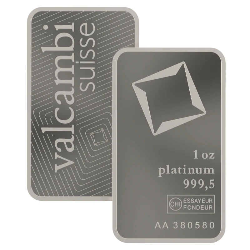 Valcambi Suisse 1 oz Platinum Bar (In Assay) - Image 3