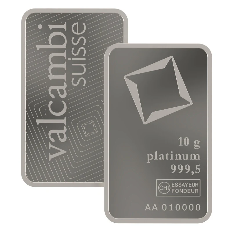Valcambi Suisse 10 gram Platinum Bar (In Assay) - Image 3